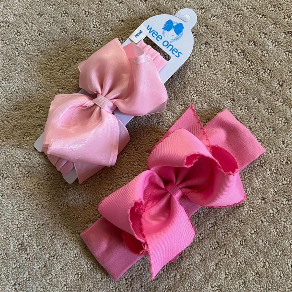 Wee Ones Jersey Headband Bows